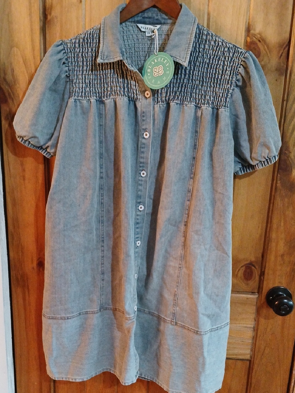 Blakeley Jeans Denim Babydoll Dress - Small